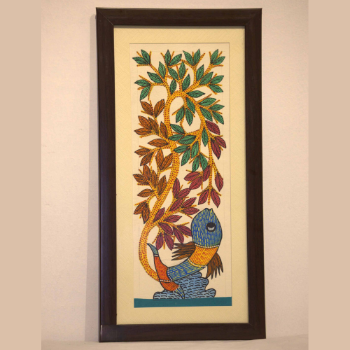 Song of Growth – Gond Art Painting
