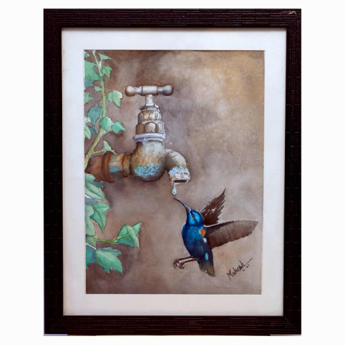 Thirst of Life – Water Painting