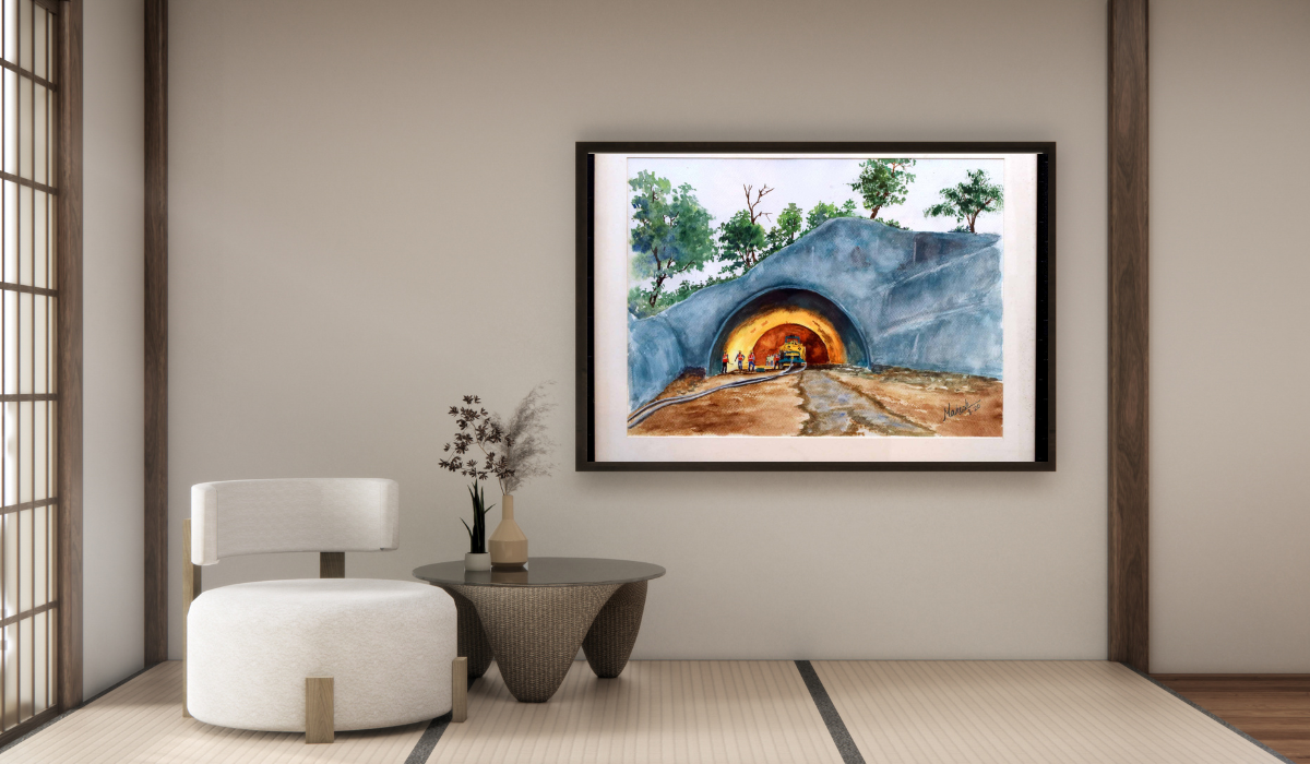 Gateway of Progress – Water Painting