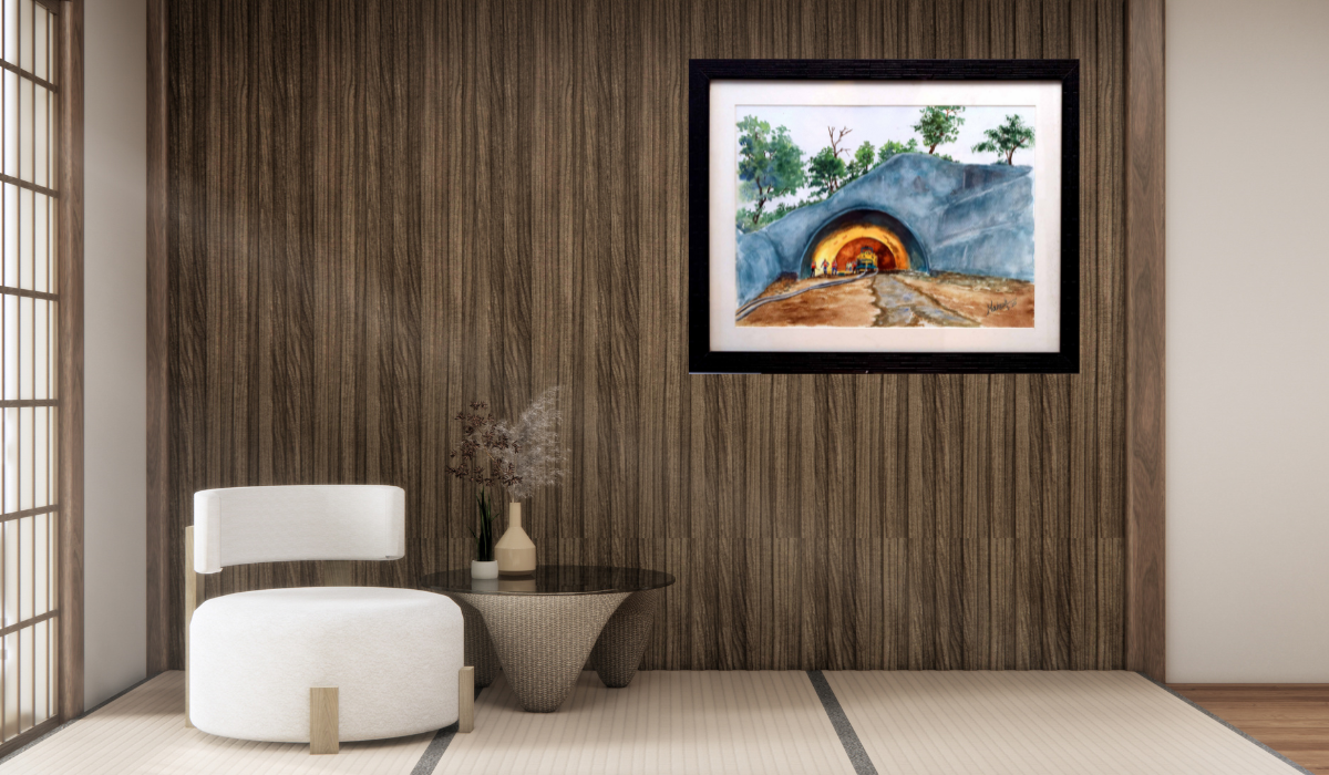 Gateway of Progress – Water Painting