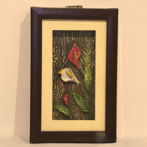 Clay Floral Mural art  wall art