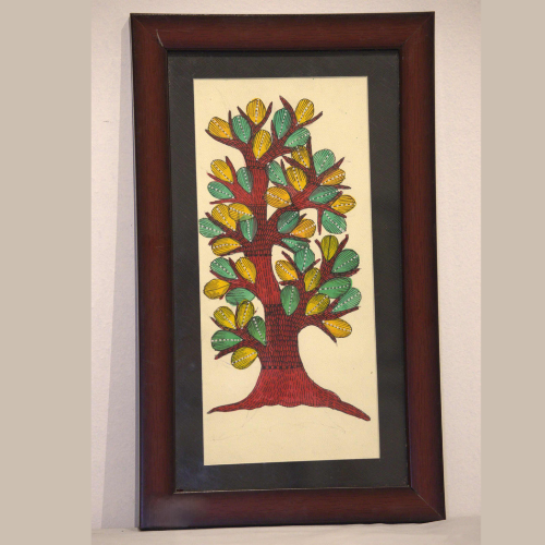 Tree of Abundance – Gond Art Painting