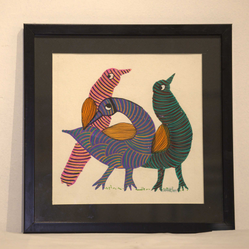 Unity in Motion – Gond Art Painting