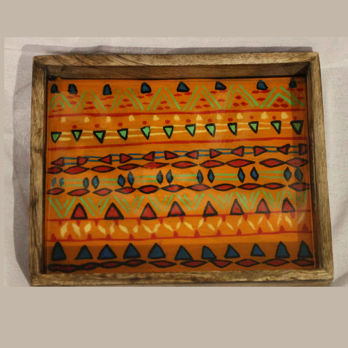 Tribal Rhythm Wooden Tray