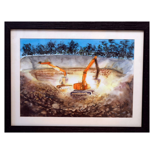 Machines at Work – Water Painting