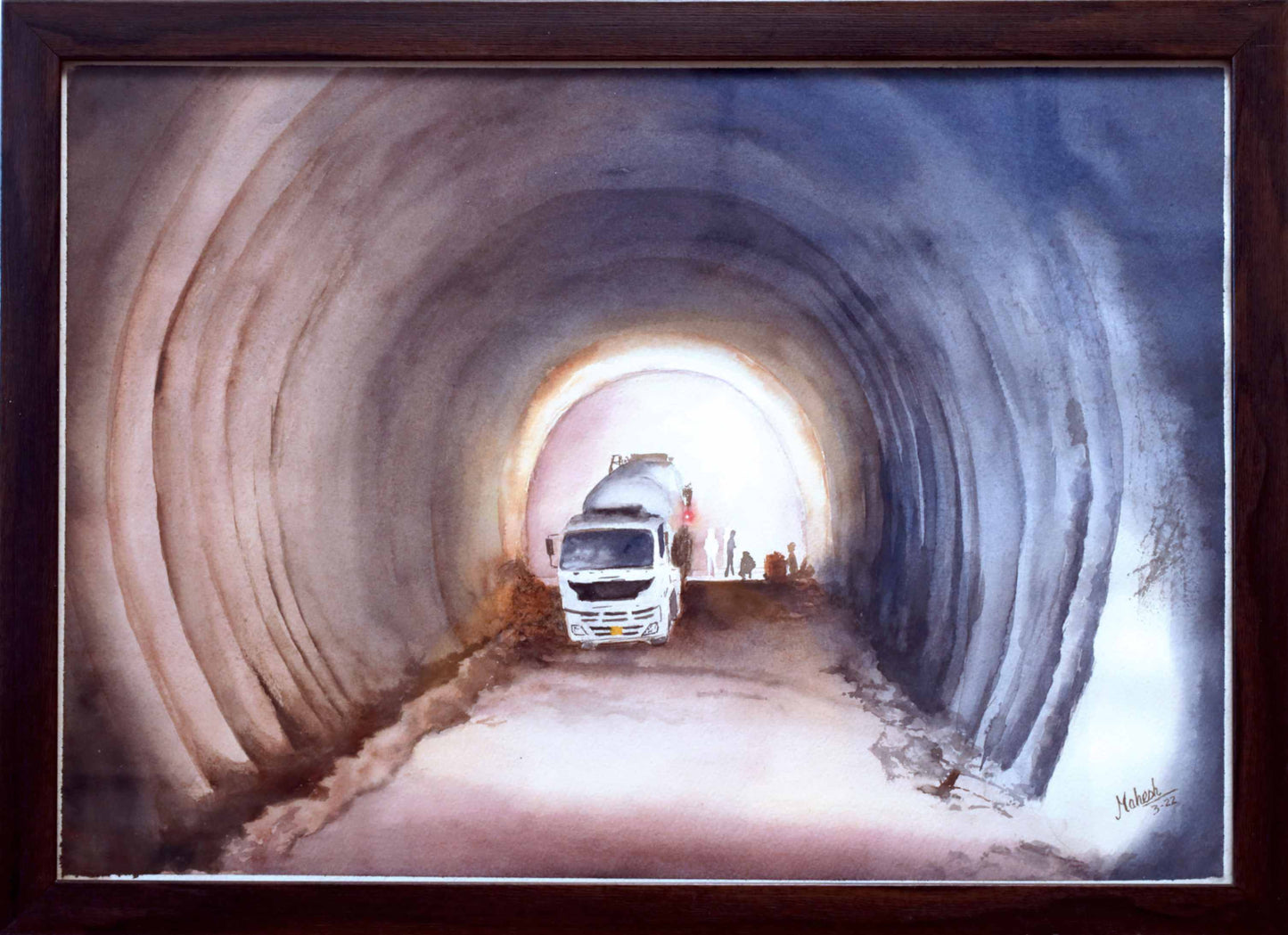 Light at the End – Water Painting